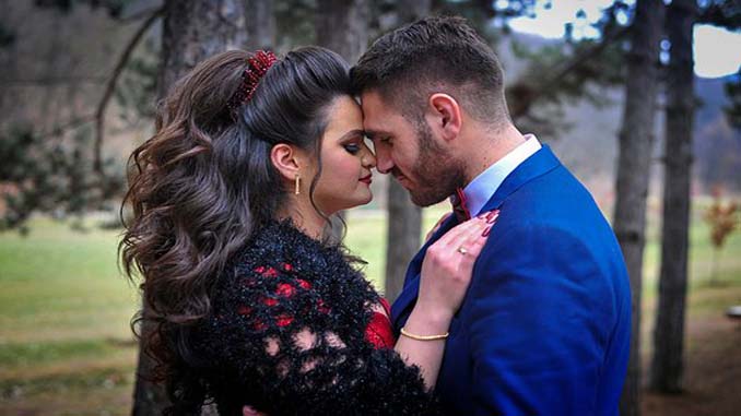 Man And Woman Embracing