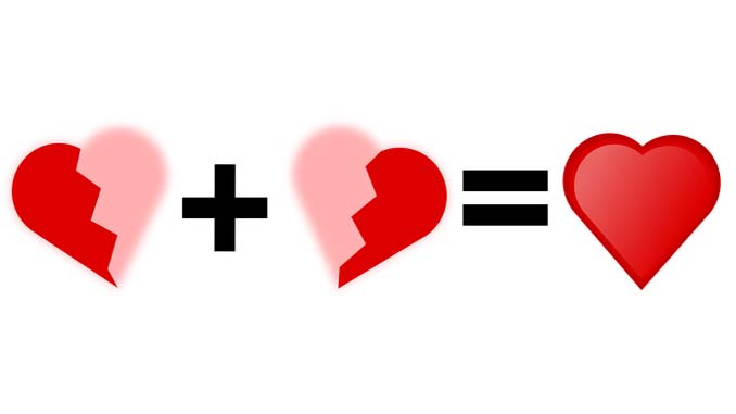 Half A Heart + Half A Heart = Whole Heart