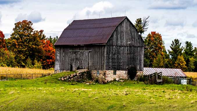 A Barn At A Farm