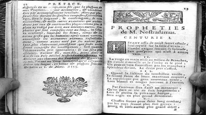 Prophecies Of Nostradamus