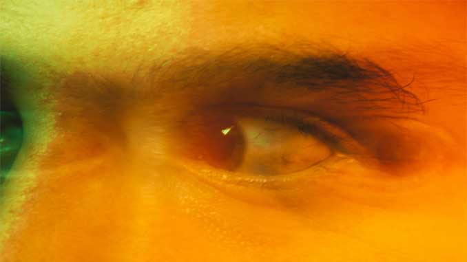 Close Up Of A Man Looking To His Right