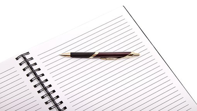 Notebook With A Pen