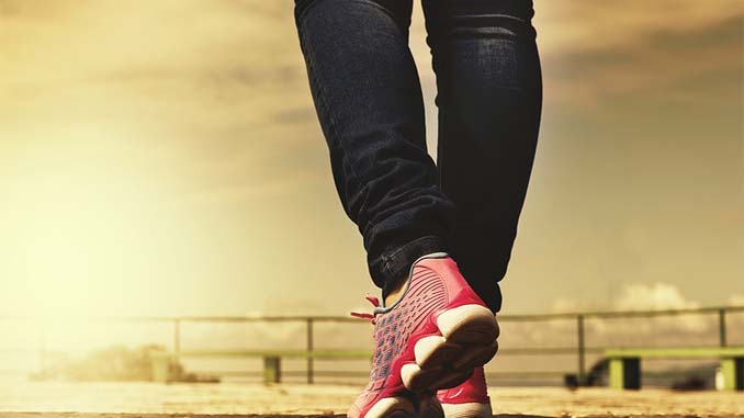 Woman Out For A Walk