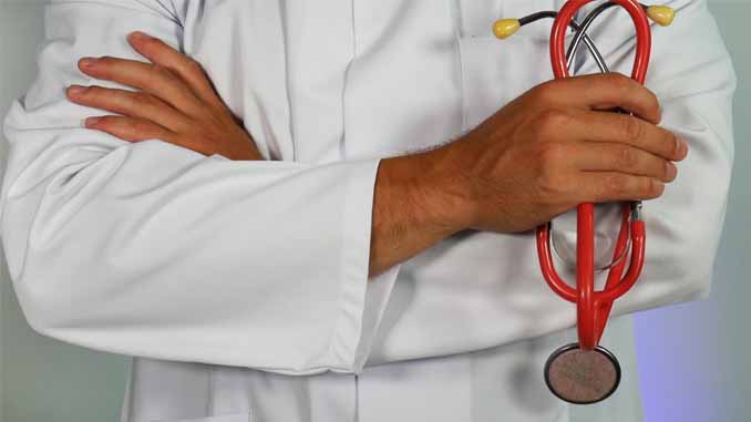 Doctor Holding A Stethoscope