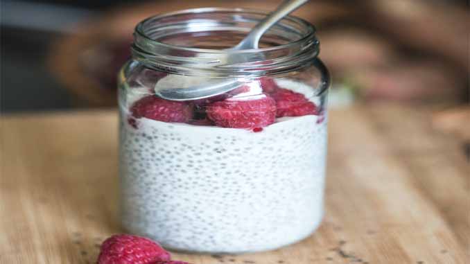 Dessert With Tapioca And Berries
