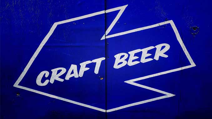 Sign Reading "Craft Beer"