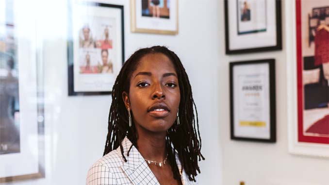 Young Woman Looking Into The Camera