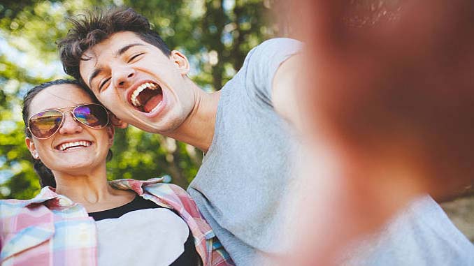 Couple Having Fun Outdoors