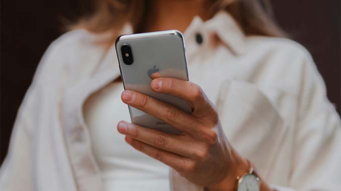 Woman On Her Cell Phone