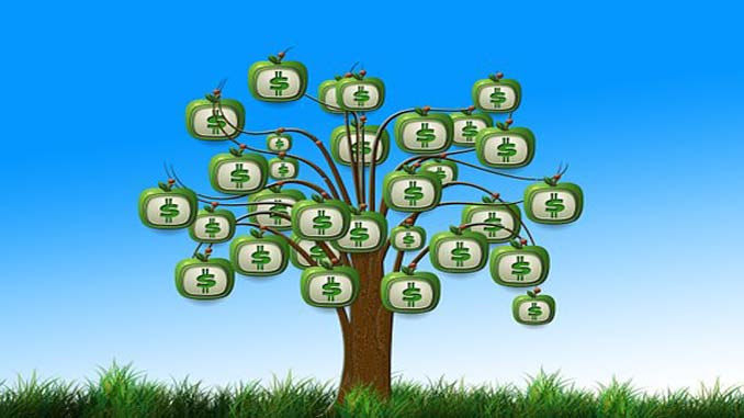 Money Growing On A Tree
