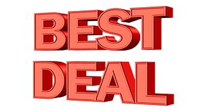 Sign Saying "Best Deal"