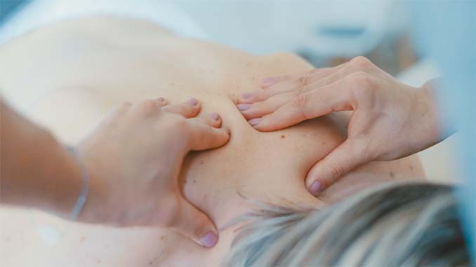 Woman Getting A Massage