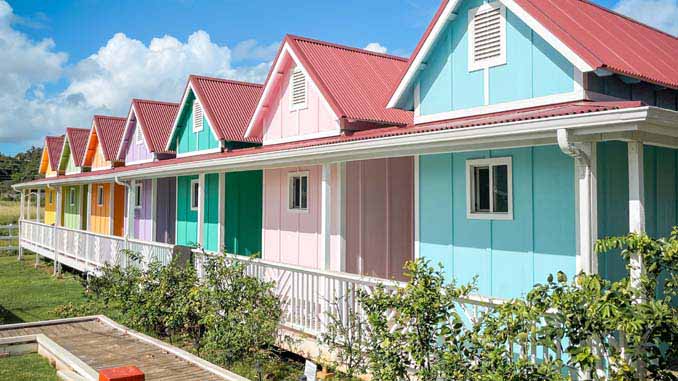 A Row Of Tiny Homes