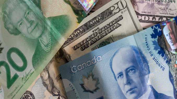 Canadian And American Currency