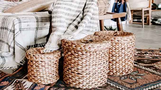 Wicker Storage Baskets