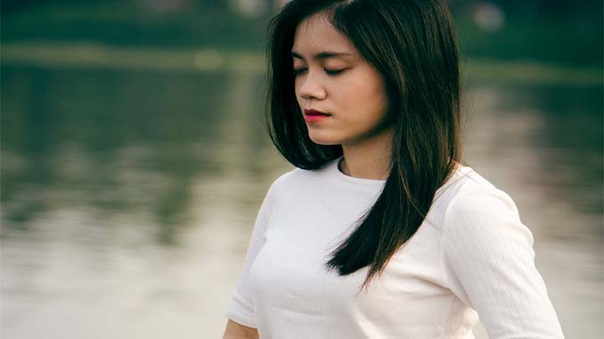 Meditating Woman