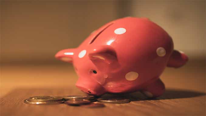 A Piggy Bank With Change