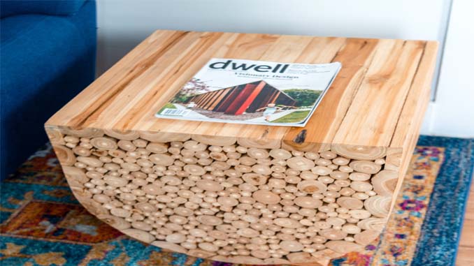 End Table Made From Wood