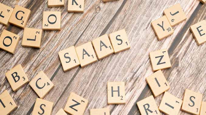 Tiles Reading "SAAS"