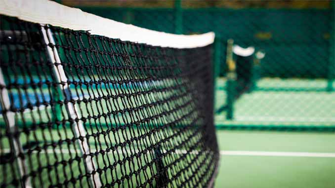 A Pickleball Net
