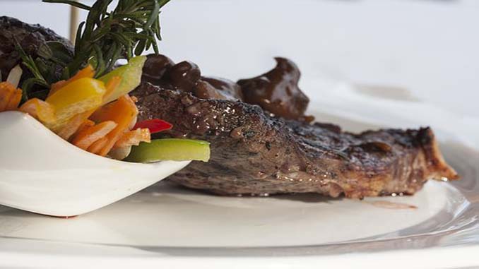 Meat And Veggies On A Plate