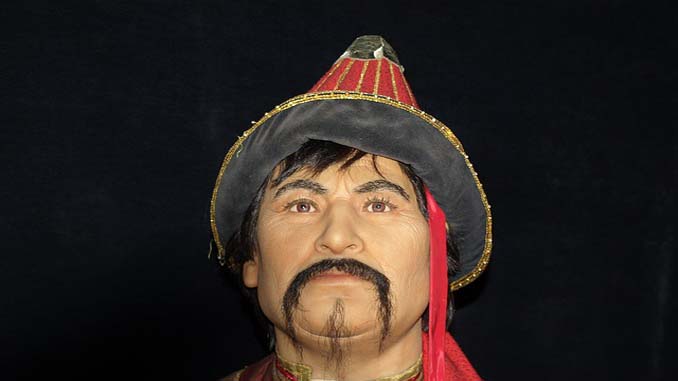 Wax Figure Of Genghis Khan