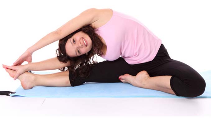 Woman Doing Yoga