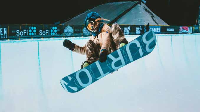 Snowboarder On A Half Pipe