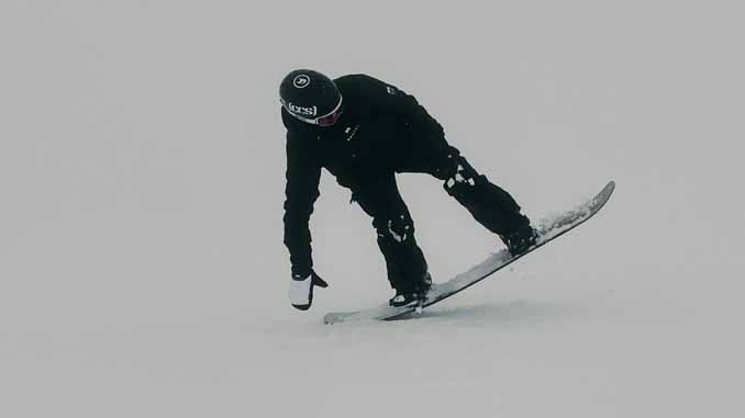 Snowboarder Doing Tricks