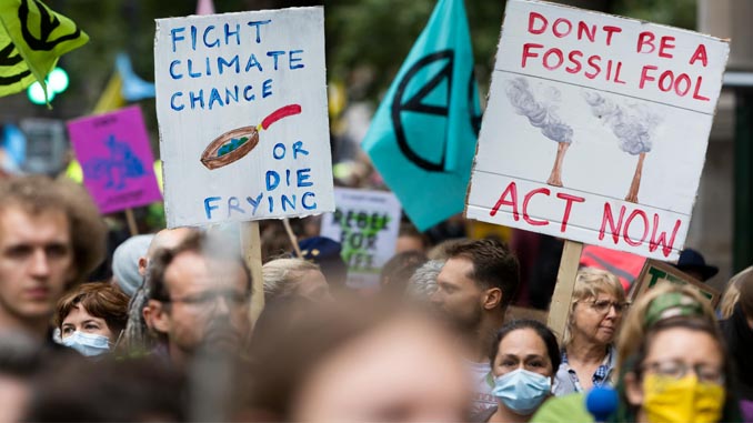 Global Warming Protest