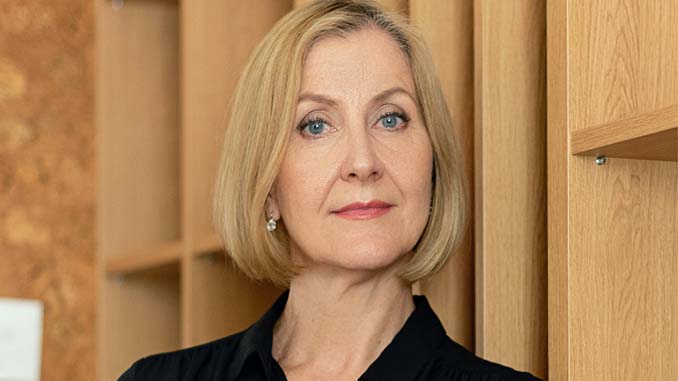 Posing Middle Aged Woman